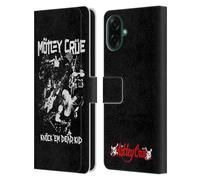 Head Case Designs Officially Licensed Motley Crue Knock 'Em Dead Tour Graphics Leather Wallet Case Compatible With Samsung Galaxy A07