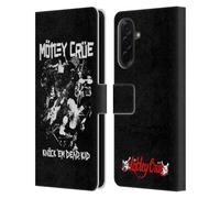 Head Case Designs Officially Licensed Motley Crue Knock 'Em Dead Tour Graphics Leather Wallet Case Compatible With Samsung Galaxy A36 5G