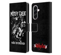 Head Case Designs Officially Licensed Motley Crue Knock 'Em Dead Tour Graphics Leather Wallet Case Compatible With Samsung Galaxy A56 5G