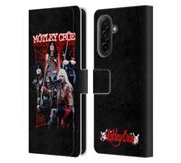Head Case Designs Officially Licensed Motley Crue Live Montage Red Tour Graphics Leather Wallet Case Compatible With Samsung Galaxy A17 4G / 5G