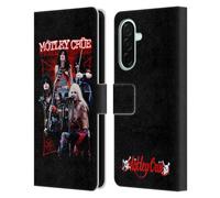 Head Case Designs Officially Licensed Motley Crue Live Montage Red Tour Graphics Leather Wallet Case Compatible With Samsung Galaxy A26 5G