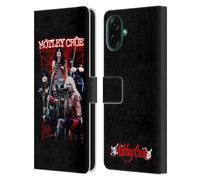 Head Case Designs Officially Licensed Motley Crue Live Montage Red Tour Graphics Leather Wallet Case Compatible With Samsung Galaxy A07