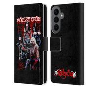 Head Case Designs Officially Licensed Motley Crue Live Montage Red Tour Graphics Leather Wallet Case Compatible With Samsung Galaxy S26 Plus