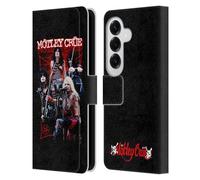 Head Case Designs Officially Licensed Motley Crue Live Montage Red Tour Graphics Leather Wallet Case Compatible With Samsung Galaxy S26