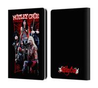 Head Case Designs Officially Licensed Motley Crue Live Montage Red Tour Graphics Leather Wallet Case Compatible With Amazon Kindle Paperwhite 6