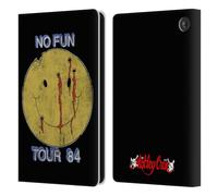 Head Case Designs Officially Licensed Motley Crue No Fun 1984 Tour Graphics Leather Wallet Case Compatible With Amazon Fire 7 2022