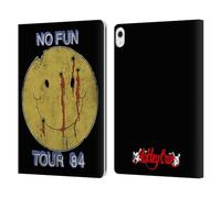 Head Case Designs Officially Licensed Motley Crue No Fun 1984 Tour Graphics Leather Wallet Case Compatible With Apple iPad Air 13 2024/2025