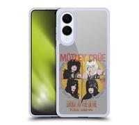 Head Case Designs Officially Licensed Motley Crue SATD Vintage Tours Gel Case [Military Grade Protection] Compatible With Samsung Galaxy S25 Edge
