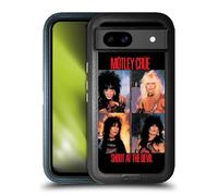 Head Case Designs Officially Licensed Motley Crue Shout At The Devil Albums Ultra-Armoured Shockproof Case [Military Grade Protection] Compatible With Google Pixel 8a