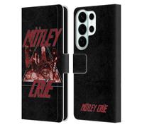 Head Case Designs Officially Licensed Motley Crue Too Fast Key Art Leather Wallet Case Compatible With Samsung Galaxy S26 Ultra
