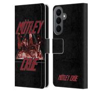 Head Case Designs Officially Licensed Motley Crue Too Fast Key Art Leather Wallet Case Compatible With Samsung Galaxy S26 Plus