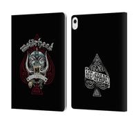 Head Case Designs Officially Licensed Motorhead Ace Of Spades Dog Graphics Leather Wallet Case Compatible With Apple iPad Air 13 2024/2025