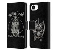 Head Case Designs Officially Licensed Motorhead Ace Of Spades Lemmy Graphics Leather Wallet Case Compatible With Apple iPhone 16e