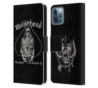 Head Case Designs Officially Licensed Motorhead Ace Of Spades Lemmy Graphics Leather Wallet Case Compatible With Apple iPhone 12 / iPhone 12 Pro