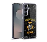 Head Case Designs Officially Licensed Motorhead Achtung! Logo Gel Case [Military Grade Protection] Compatible with Samsung Galaxy S25+ and Compatible with MagSafe