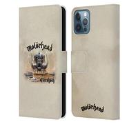 Head Case Designs Officially Licensed Motorhead Aftershock Album Covers Leather Wallet Case Compatible With Apple iPhone 12 / iPhone 12 Pro