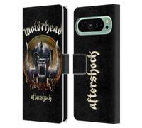 Head Case Designs Officially Licensed Motorhead Aftershock Graphics Leather Wallet Case Compatible With Google Pixel 9 Pro XL