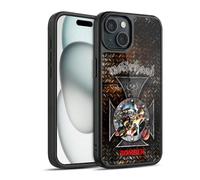 Head Case Designs Officially Licensed Motorhead Bomber Cross Key Art Gel Armour Case [Military Grade Protection] Compatible With Apple iPhone 15