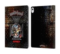 Head Case Designs Officially Licensed Motorhead Bomber Cross Key Art Leather Wallet Case Compatible With Apple iPad Air 13 2024/2025