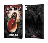 Head Case Designs Officially Licensed Motorhead Bomber Key Art Leather Wallet Case Compatible With Apple iPad Air 13 2024/2025