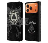 Head Case Designs Officially Licensed Motorhead Born To Lose Love To Win Graphics Leather Wallet Case Compatible With Apple iPhone 17 Pro Max