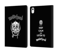 Head Case Designs Officially Licensed Motorhead Classic Logo Graphics Leather Wallet Case Compatible With Apple iPad Air 11 2020/2022/2024/2025