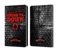 Head Case Designs Officially Licensed Motorhead Don't Let 'Em Grind You Down Key Art Leather Wallet Case Compatible With Amazon Kindle 11th Gen (2024)