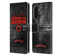 Head Case Designs Officially Licensed Motorhead Don't Let 'Em Grind You Down Key Art Leather Wallet Case Compatible With Samsung Galaxy A17 4G / 5G