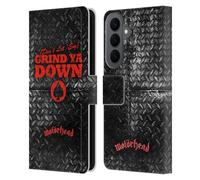 Head Case Designs Officially Licensed Motorhead Don't Let 'Em Grind You Down Key Art Leather Wallet Case Compatible With Samsung Galaxy S26 Plus