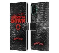 Head Case Designs Officially Licensed Motorhead Don't Let 'Em Grind You Down Key Art Leather Wallet Case Compatible With Samsung Galaxy A07