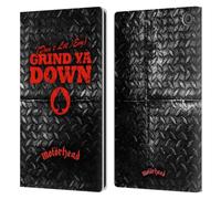 Head Case Designs Officially Licensed Motorhead Don't Let 'Em Grind You Down Key Art Leather Wallet Case Compatible With Amazon Fire Max 11 2023