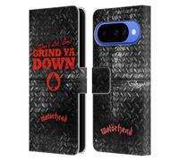 Head Case Designs Officially Licensed Motorhead Don't Let 'Em Grind You Down Key Art Leather Wallet Case Compatible With Google Pixel 10