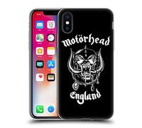 Head Case Designs Officially Licensed Motorhead England Graphics Gel Case [Military Grade Protection] Compatible With Apple iPhone X/iPhone XS