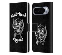 Head Case Designs Officially Licensed Motorhead England Graphics Leather Wallet Case Compatible With Google Pixel 10 Pro XL
