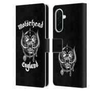 Head Case Designs Officially Licensed Motorhead England Graphics Leather Wallet Case Compatible With Samsung Galaxy A26 5G