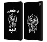 Head Case Designs Officially Licensed Motorhead England Graphics Leather Wallet Case Compatible With Amazon Fire Max 11 2023
