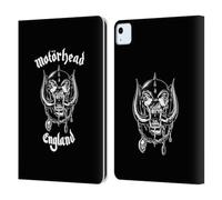 Head Case Designs Officially Licensed Motorhead England Graphics Leather Wallet Case Compatible With Apple iPad Air 11 2020/2022/2024/2025