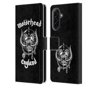 Head Case Designs Officially Licensed Motorhead England Graphics Leather Wallet Case Compatible With Samsung Galaxy A17 4G / 5G