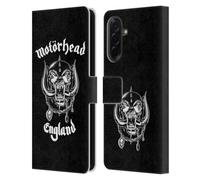 Head Case Designs Officially Licensed Motorhead England Graphics Leather Wallet Case Compatible With Samsung Galaxy A36 5G