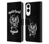 Head Case Designs Officially Licensed Motorhead England Graphics Leather Wallet Case Compatible With Samsung Galaxy S25 Edge
