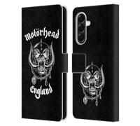 Head Case Designs Officially Licensed Motorhead England Graphics Leather Wallet Case Compatible With Samsung Galaxy A56 5G