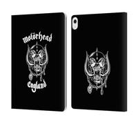 Head Case Designs Officially Licensed Motorhead England Graphics Leather Wallet Case Compatible With Apple iPad Air 13 2024/2025