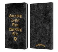 Head Case Designs Officially Licensed Motorhead Everything Louder Key Art Leather Wallet Case Compatible With Amazon Fire 7 2022