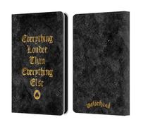 Head Case Designs Officially Licensed Motorhead Everything Louder Key Art Leather Wallet Case Compatible With Amazon Kindle 11th Gen 6in 2022