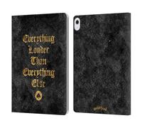Head Case Designs Officially Licensed Motorhead Everything Louder Key Art Leather Wallet Case Compatible With Apple iPad Air 13 2024/2025