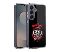 Head Case Designs Officially Licensed Motorhead Everything Louder Than Everything Else Logo Gel Case [Military Grade Protection] Compatible with Samsung Galaxy S25 and Compatible with MagSafe