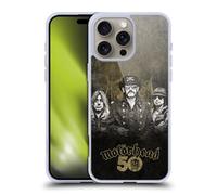 Head Case Designs Officially Licensed Motorhead Group 50th Anniversary Gel Case [Military Grade Protection] Compatible with Apple iPhone 16 Pro Max and Compatible with MagSafe