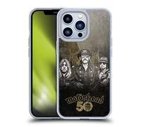 Head Case Designs Officially Licensed Motorhead Group 50th Anniversary Gel Case [Military Grade Protection] Compatible with Apple iPhone 13 Pro and Compatible with MagSafe