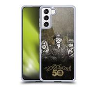 Head Case Designs Officially Licensed Motorhead Group 50th Anniversary Gel Case [Military Grade Protection] Compatible with Samsung Galaxy S21+ 5G and Compatible with MagSafe