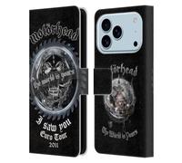 Head Case Designs Officially Licensed Motorhead I Saw You Tours Leather Wallet Case Compatible With Apple iPhone 17 Pro